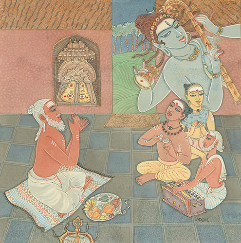 Yogaswami Sings with Devotees