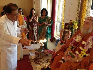 Twitter Update: Satsang at the home of our Church members, Mrunal...