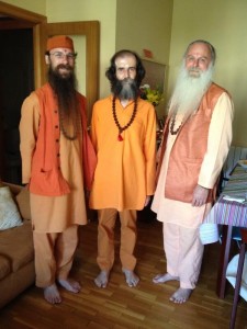 Twitter Update: Our traveling swamis were hosted by Swami Satyanan...