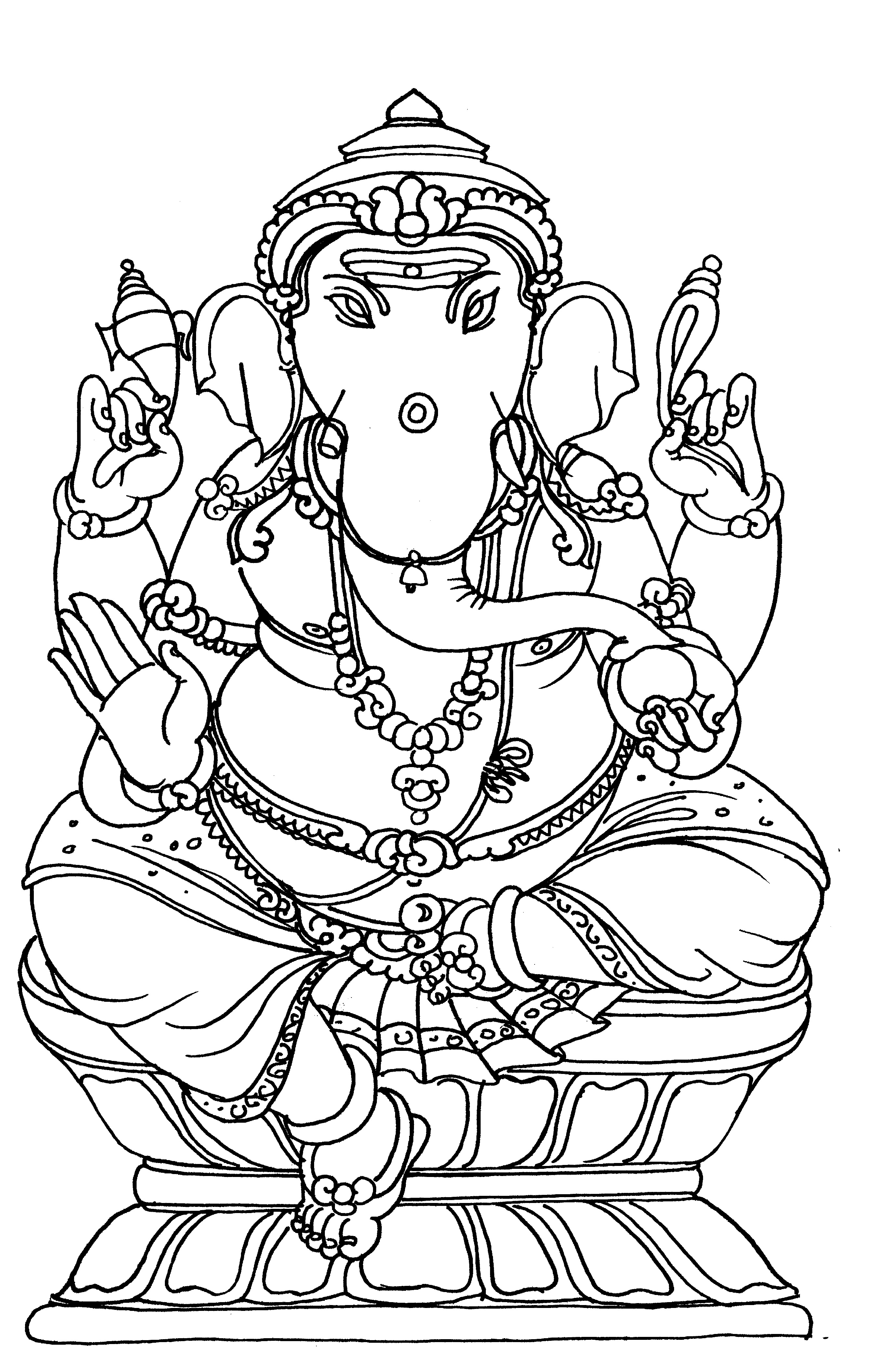 Loving Ganesha: Drawing of Ganesha #2