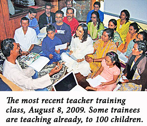 Rajen teaching teachers