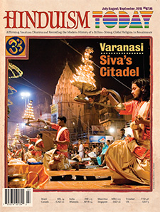 July issue cover beautiful Varanasi