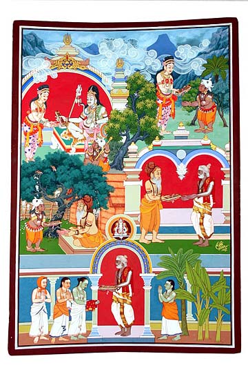 Amazing Painting for Pitchai Gurukkal