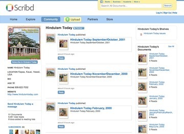 Scribd: Where the Future Will Find Gurudeva's Teachings