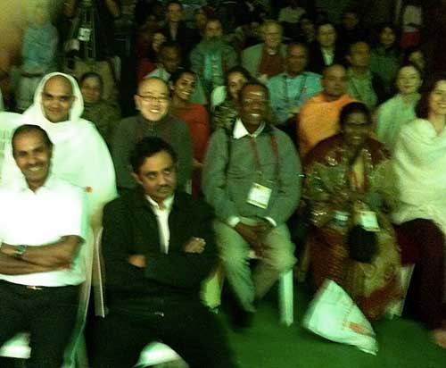 Hindu Gathering In Melbourne Temple