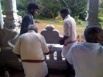 Iraivan Hand Railing Progress