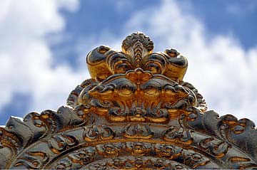 Iraivan Gold Leafing Complete (and it shines!)