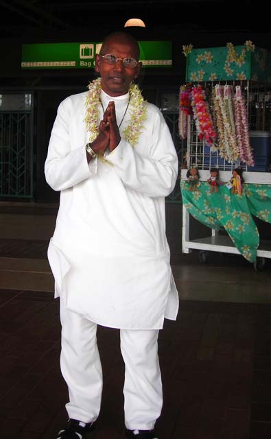 Vel Mahalingum Arrives From Mauritius