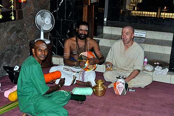 Decorations for Tomorrow's Chitra Puja