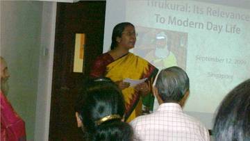 Bodhinatha In Singapore - Tirukural: Its Relevance To Modern Day Life