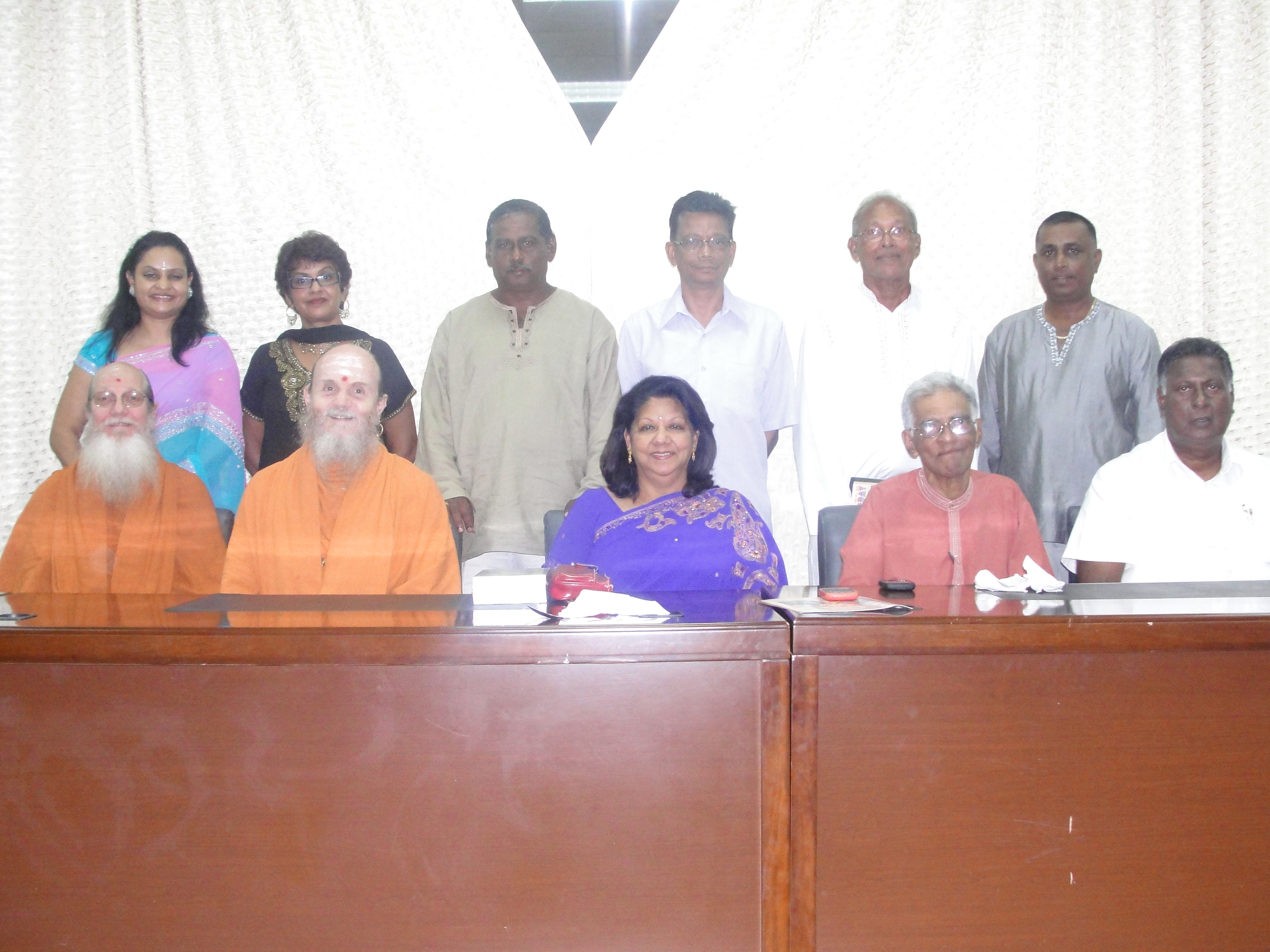 Bodhinatha Meets with Guyana Hindu Dharma Sabha