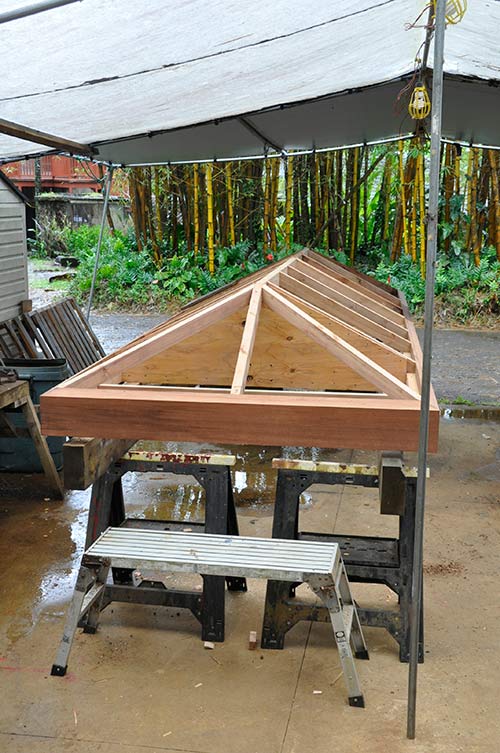 Roof Work for San Marga Visions Display