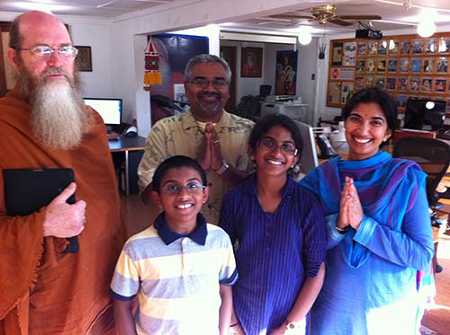 Ravendran Family Arrived on Pilgrimage