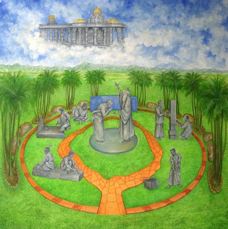 Gurudeva Bronze In Progress