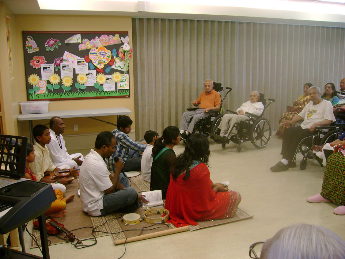 Singing for the elderly