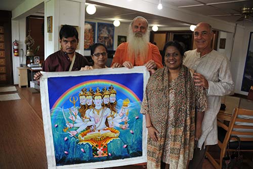 Sadasiva Artwork Gifted to Aadheenam