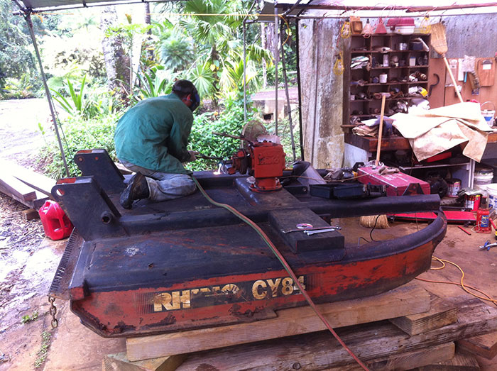 Rebuilding our 7' shredder for Himalayan Acres