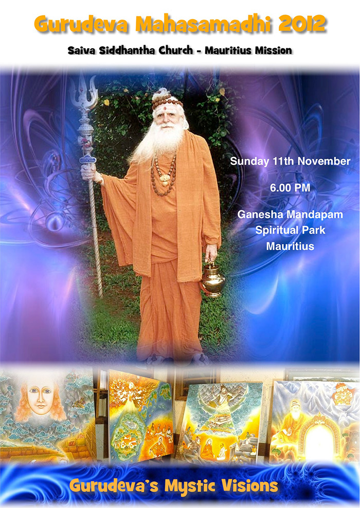 Mauritius Gurudeva Maha Samadhi 2012