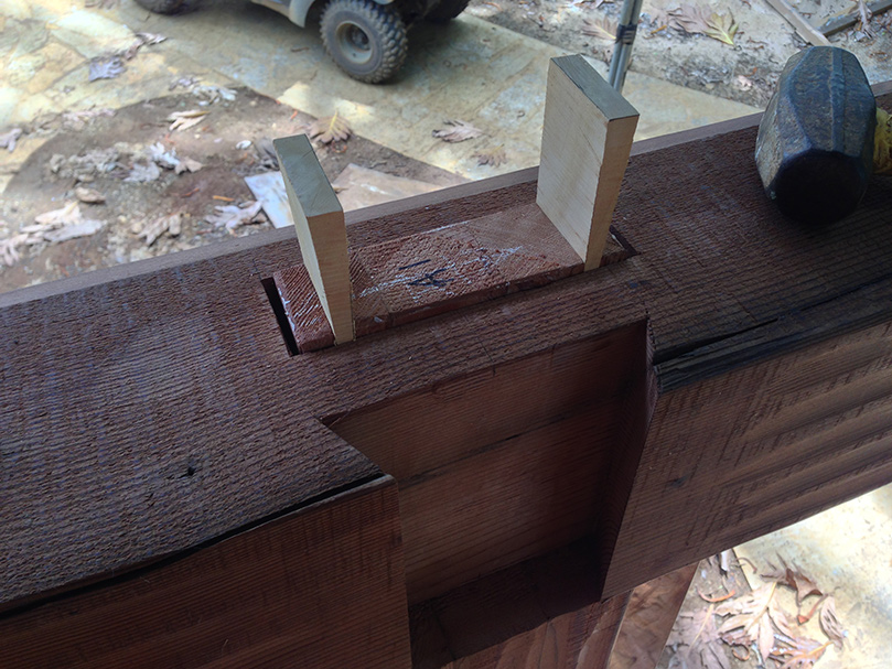 The Woodworking Behind the New Entryway Construction