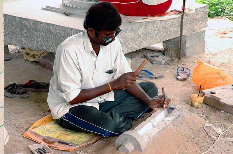 From the Bangalore carving site