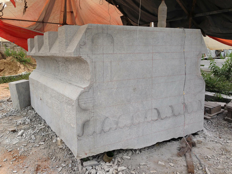 Progress on Hanuman Peedam