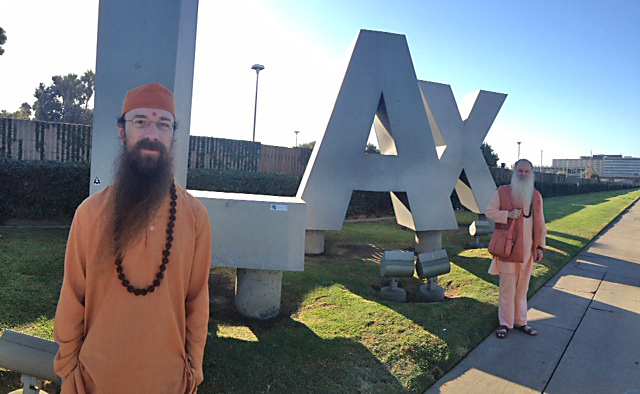 Visiting Raj and Rama in LA