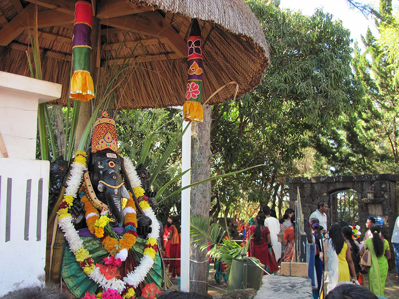 Ganesha Chaturthi at our Mauritius Spiritual Park