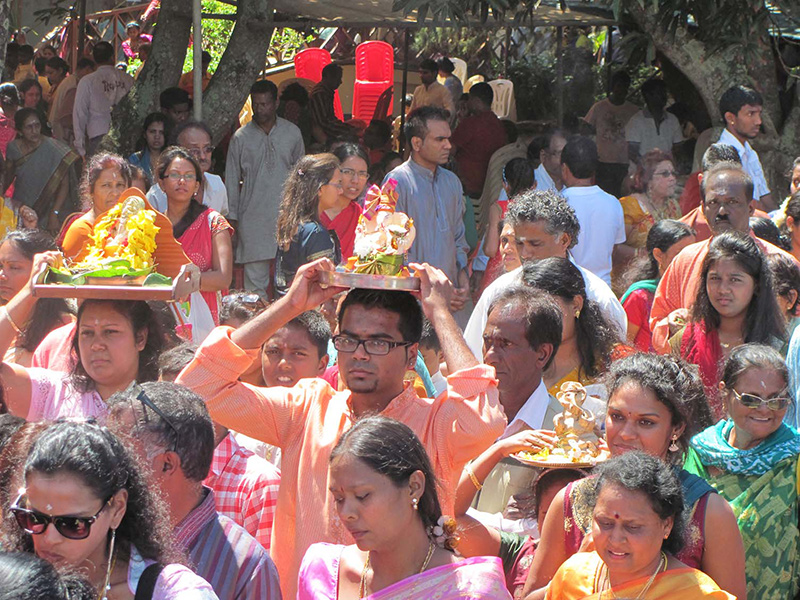 Ganesha Chaturthi at our Mauritius Spiritual Park