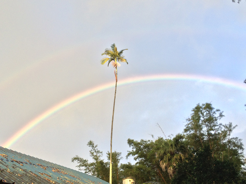 A Big and Beautiful Rainbow over the Aadheenam