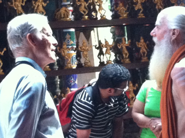 Actor Richard Chamberlain Visits Kadavul Temple