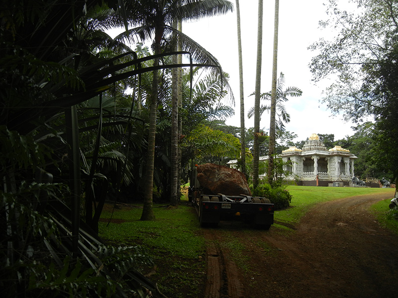 Stones for the Iraivan Temple Gardens