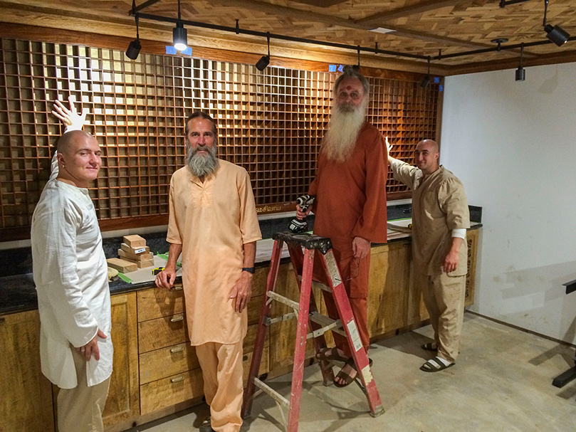 Installation of the 1008 Lingam Cabinet