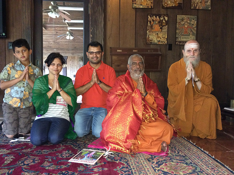 Swamiji from India Visits