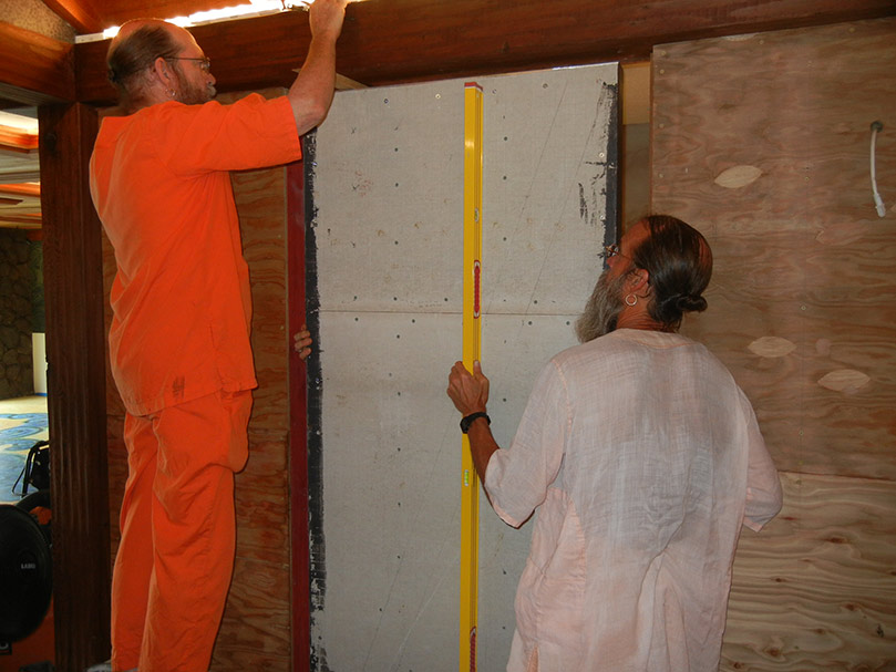 Media Studio Entry Doors Progress