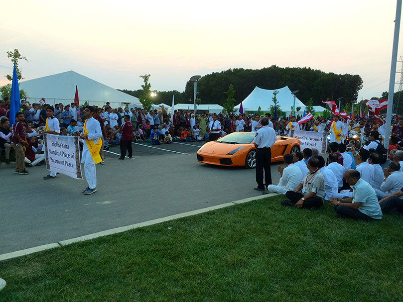 Deity Parade at BAPS Temple in New Jersey