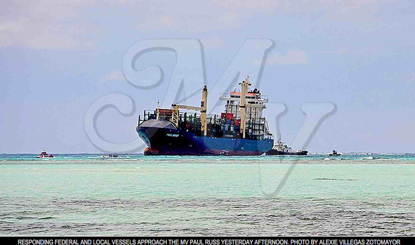 Containers Bound for Kauai Aadheenam Saved by Wind and Tide