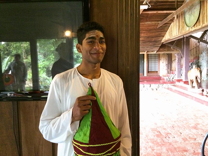 Setting up for Guru Jayanti