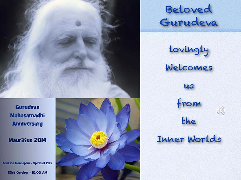 2014 Gurudeva Mahasamadhi Puja in Mauritius