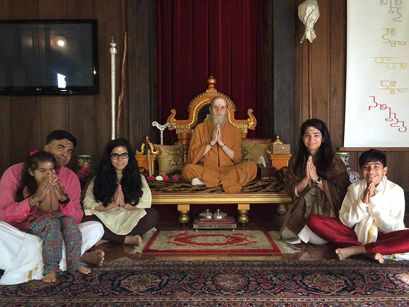 Recent Darshans with Satguru Bodhinatha