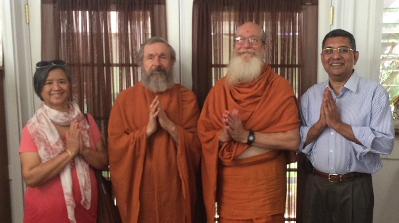 Niraj and Jing Baxi visit the Pillaiyar Kulam