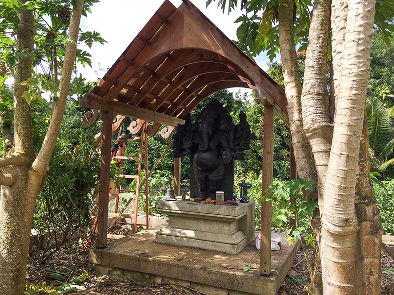 Ganesha Gets a New Roof