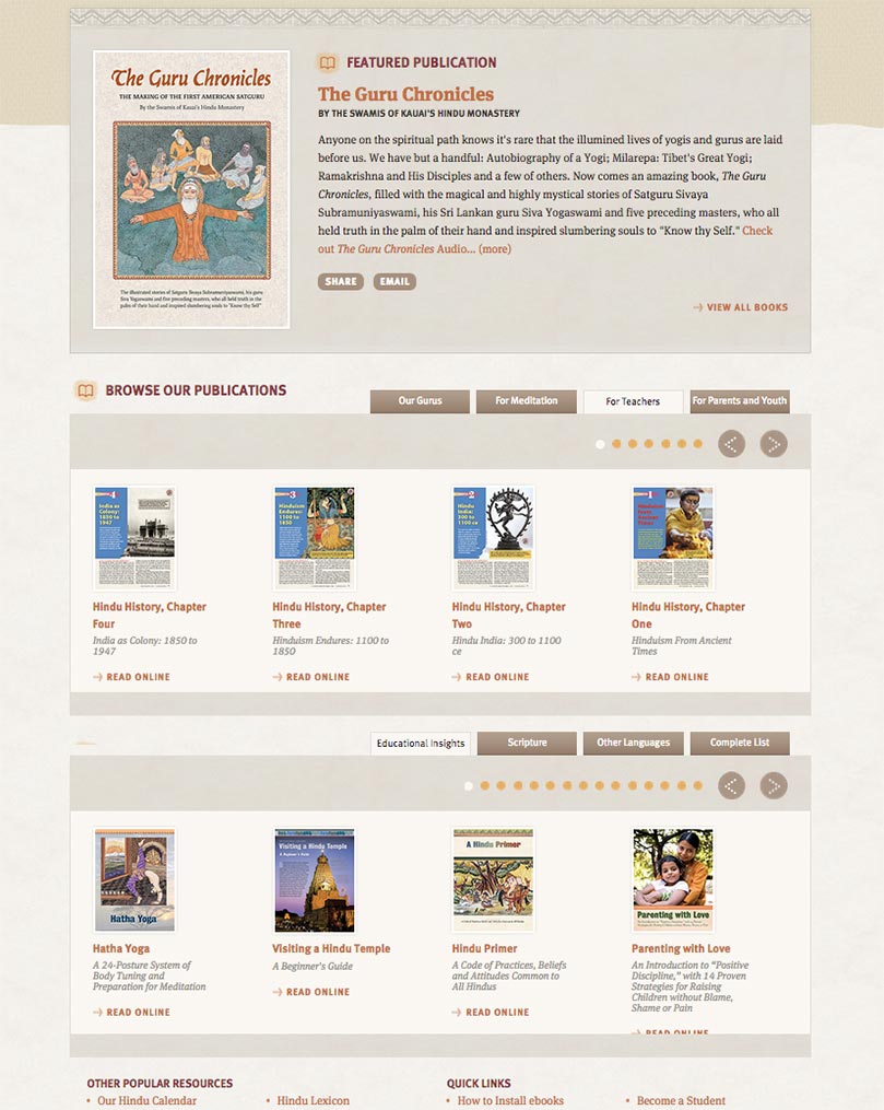 Our New "Books" Page