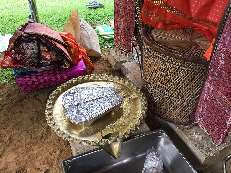 Setting Up For Guru Purnima