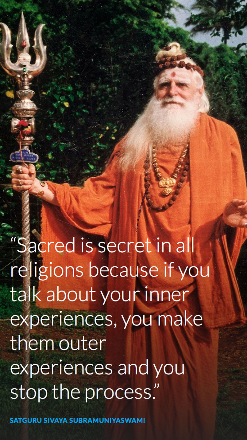 Sacred is Secret