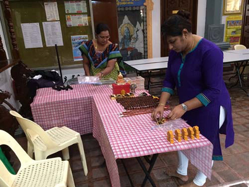 Raising Funds for Iraivan in Singapore at the Sri Senpaga Vinayagar Temple