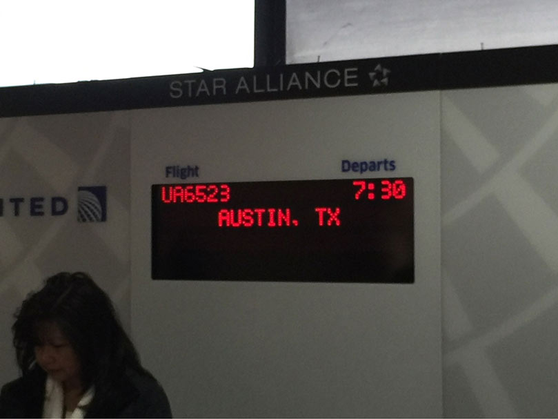 Our Travelers Arrive in Austin