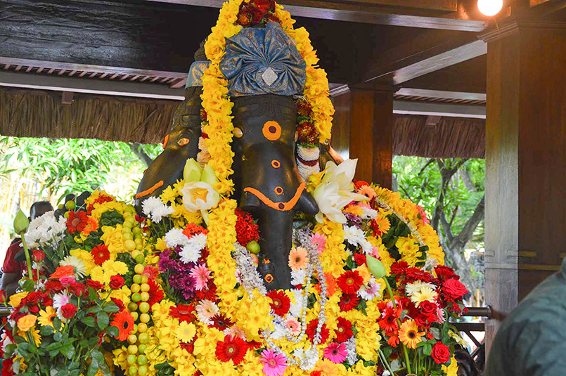 May Ganesha Homa at our Mauritius Spiritual Park
