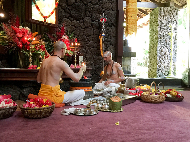 Retreat Chitra Puja to Gurudevaji