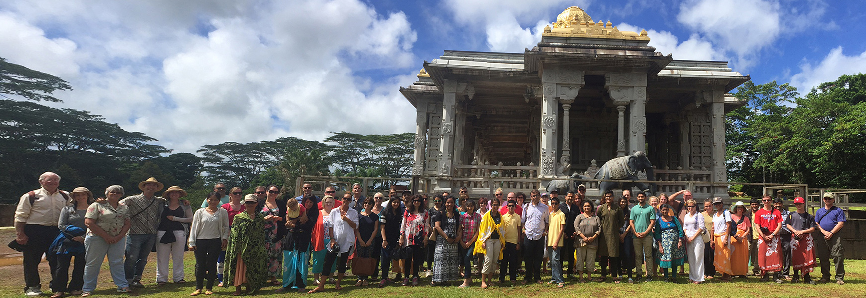 Visitors on Tour Day