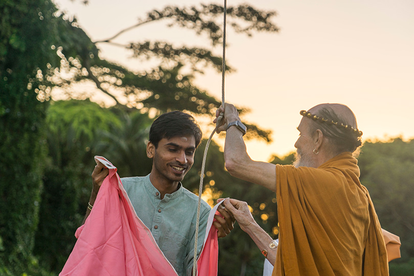 Sun One Homa and Flag Raising